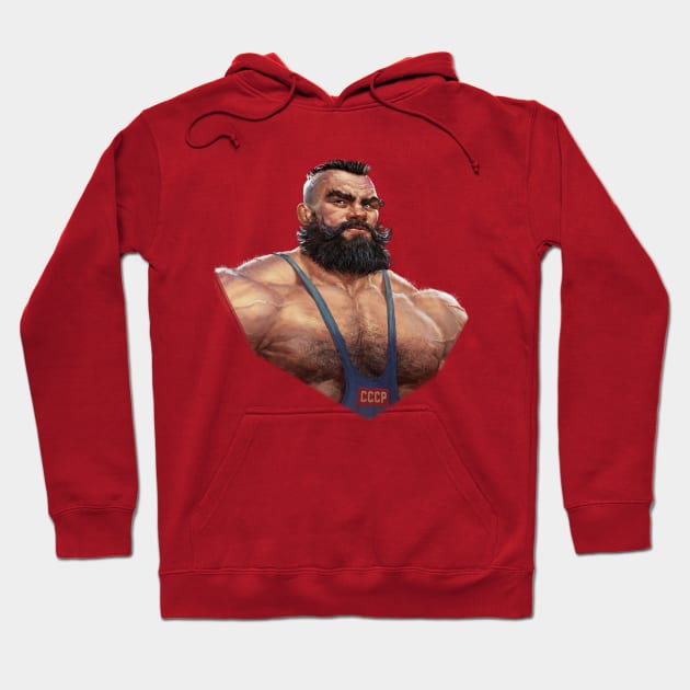 Zangief Hoodie by nikitanv